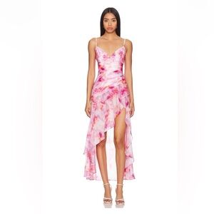 Bardot Pink High Low Dress